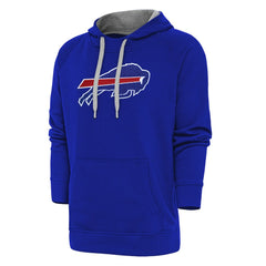 Buffalo Bills Antigua Victory Chenille Pullover Hoodie - Royal on sale