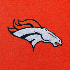 Denver Broncos Antigua Victory Chenille Pullover Hoodie - Orange online