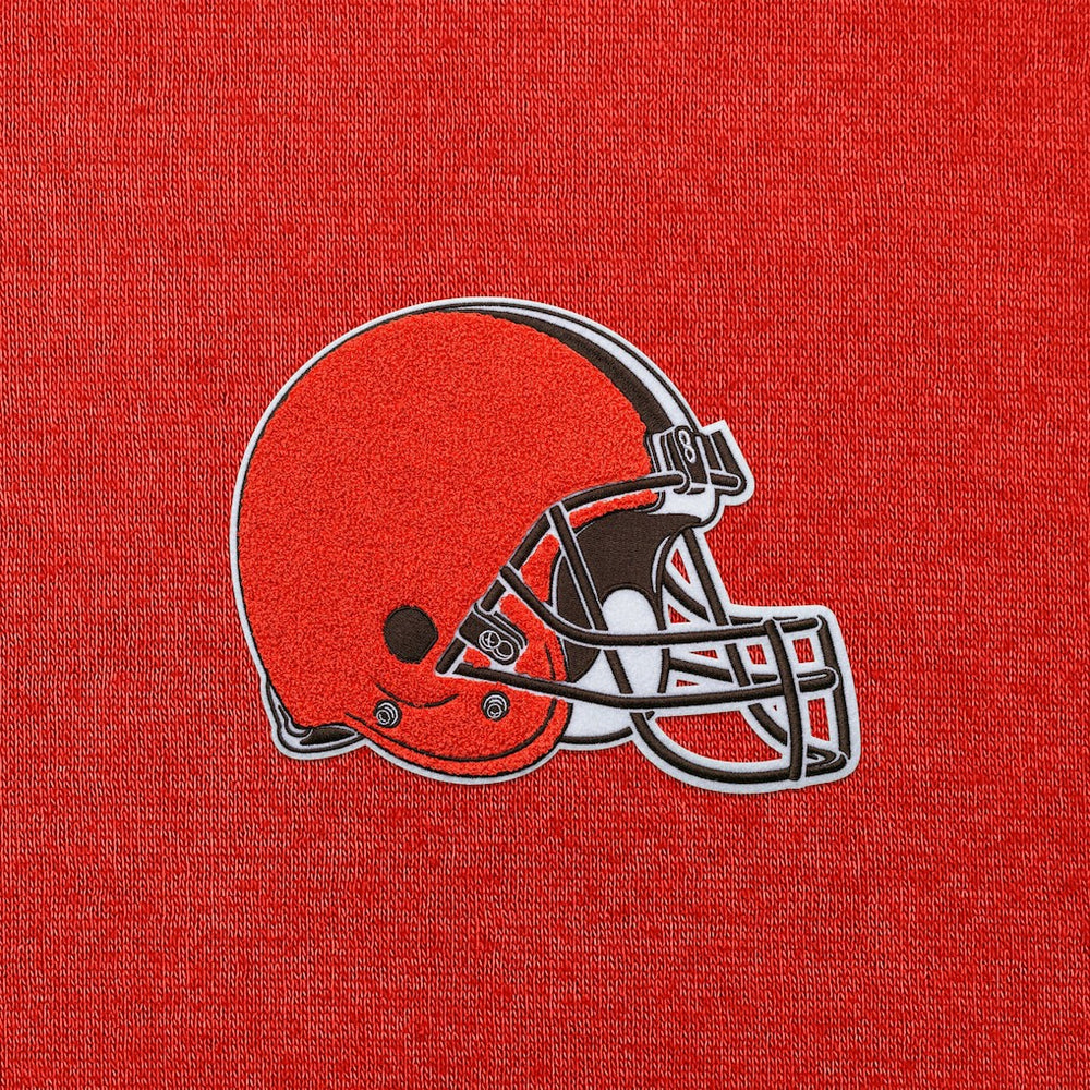 Cleveland Browns Antigua Victory Chenille Pullover Hoodie - Orange online
