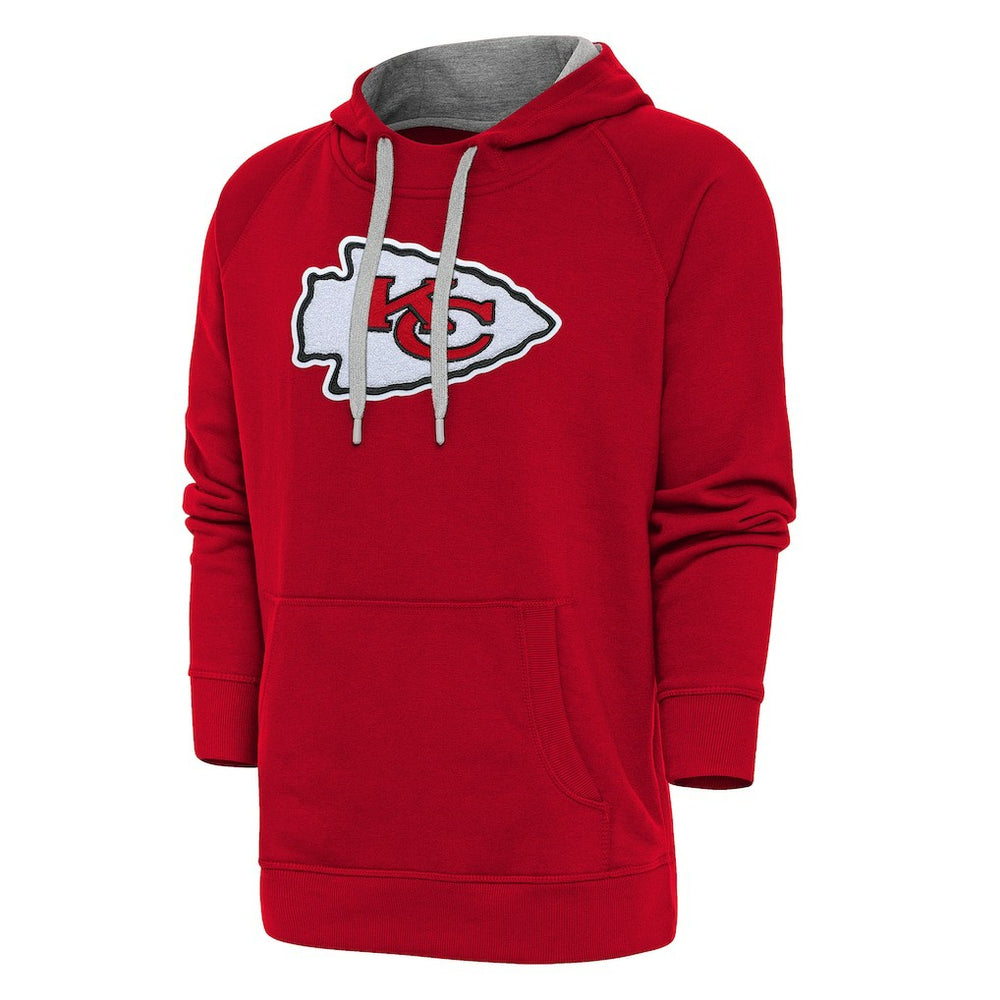 Kansas City Chiefs Antigua Victory Chenille Pullover Hoodie - Red discount
