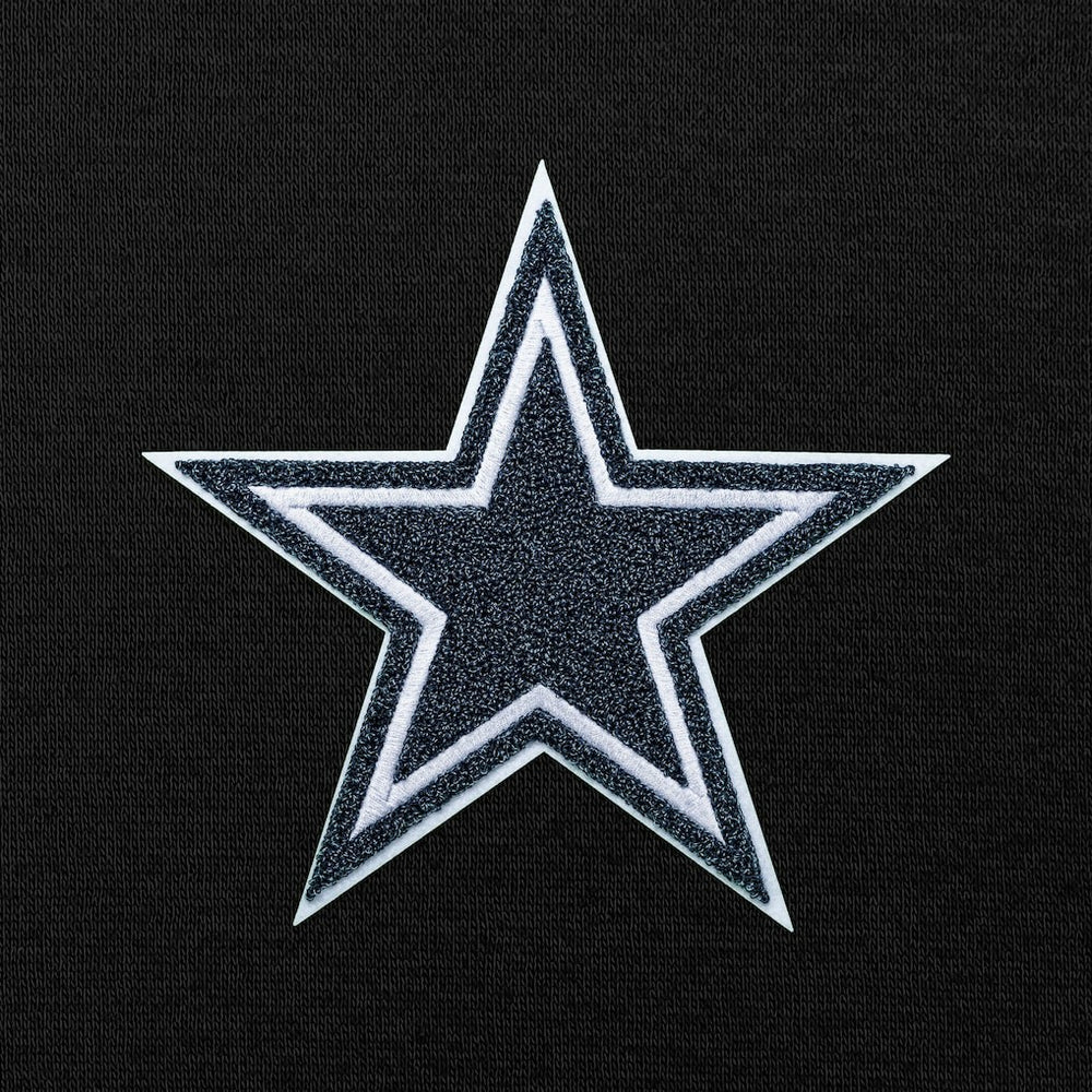 Dallas Cowboys Antigua Victory Chenille Pullover Hoodie - Black on sale