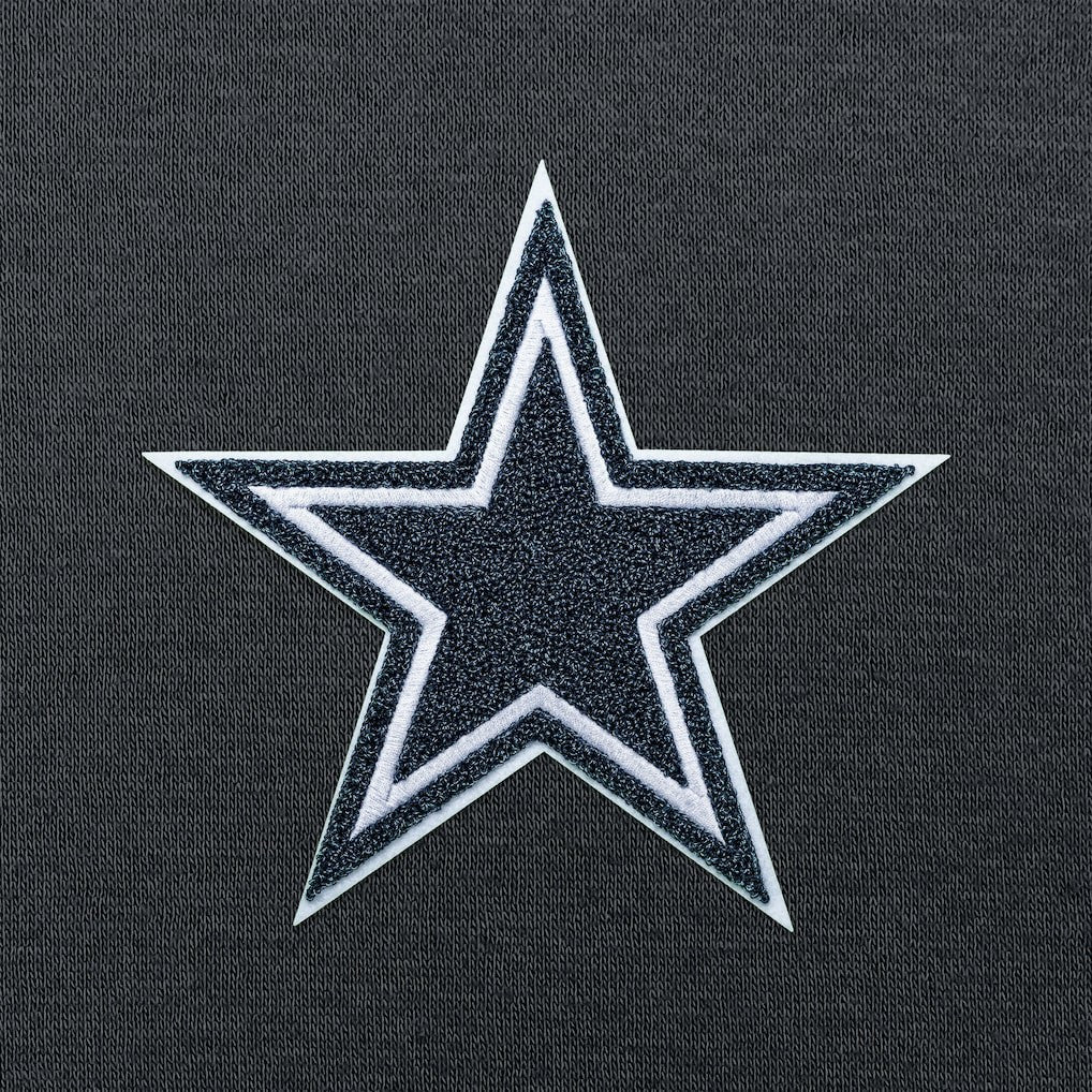 Dallas Cowboys Antigua Victory Chenille Pullover Hoodie - Charcoal cheap