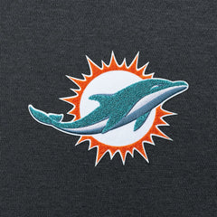 Miami Dolphins Antigua Victory Chenille Pullover Hoodie - Charcoal cheap
