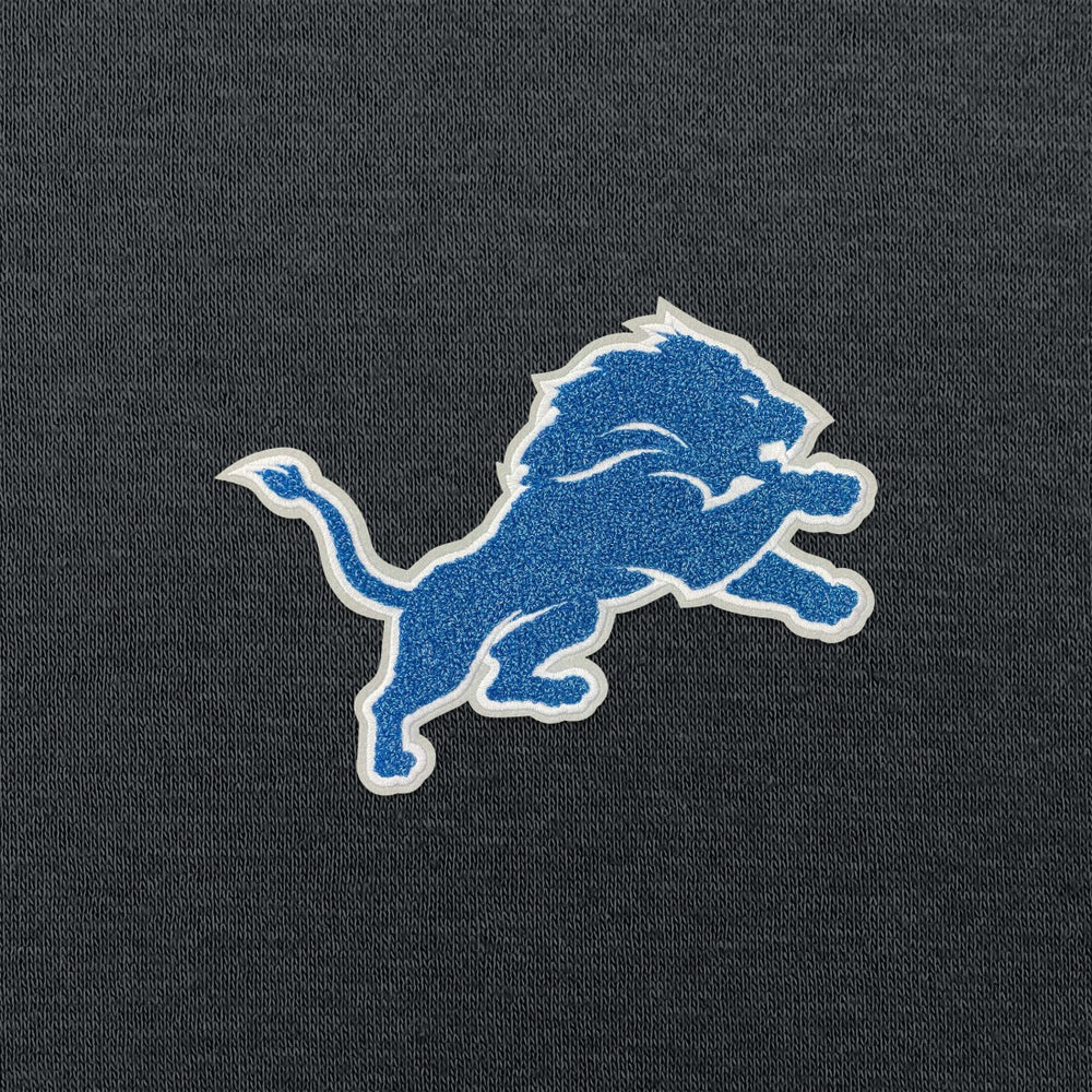 Detroit Lions Antigua Victory Chenille Pullover Hoodie - Charcoal sale