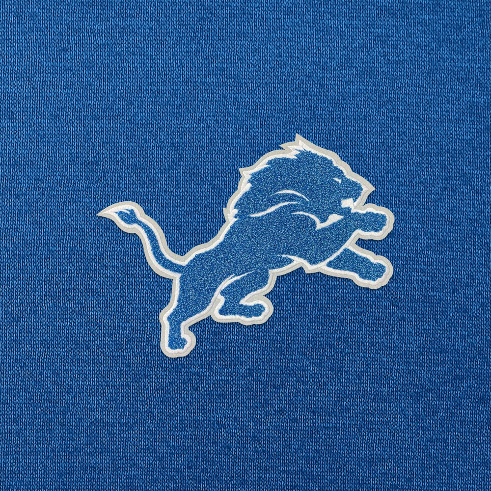 Detroit Lions Antigua Victory Chenille Pullover Hoodie - Blue for sale