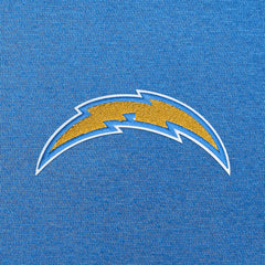 Los Angeles Chargers Antigua Victory Chenille Pullover Hoodie - Powder Blue for sale