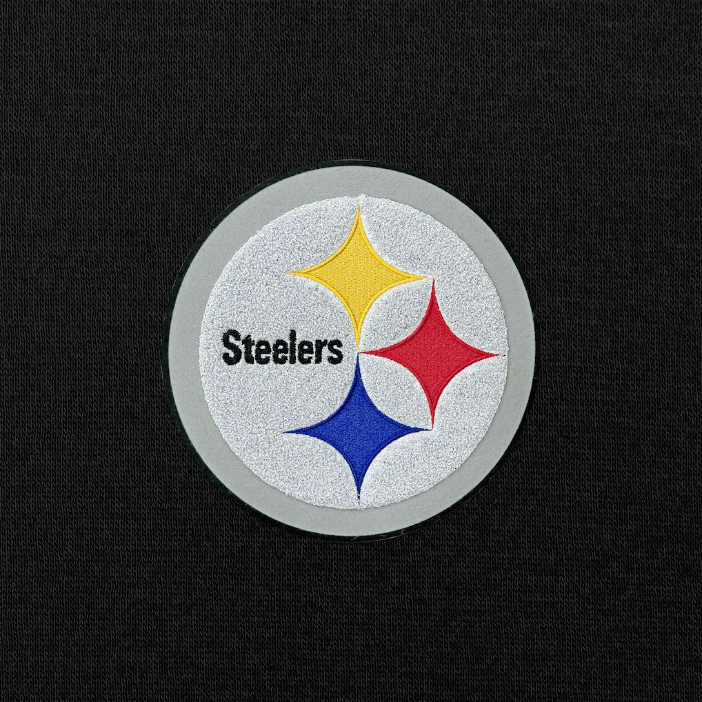 Pittsburgh Steelers Antigua Victory Chenille Pullover Hoodie - Black sale
