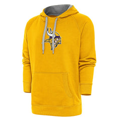 Minnesota Vikings Antigua Victory Chenille Pullover Hoodie - Gold cheap