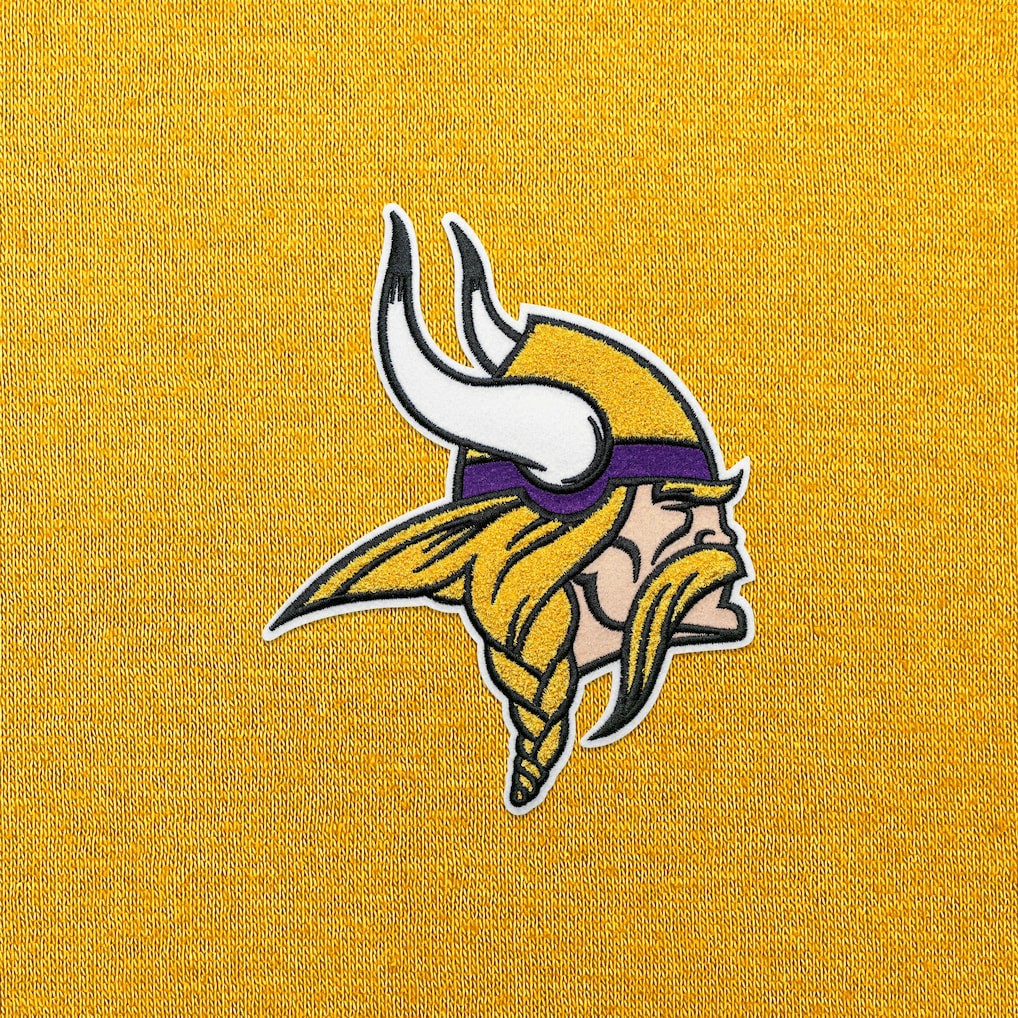 Minnesota Vikings Antigua Victory Chenille Pullover Hoodie - Gold cheap
