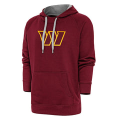Washington Commanders Antigua Victory Chenille Pullover Hoodie - Burgundy for sale