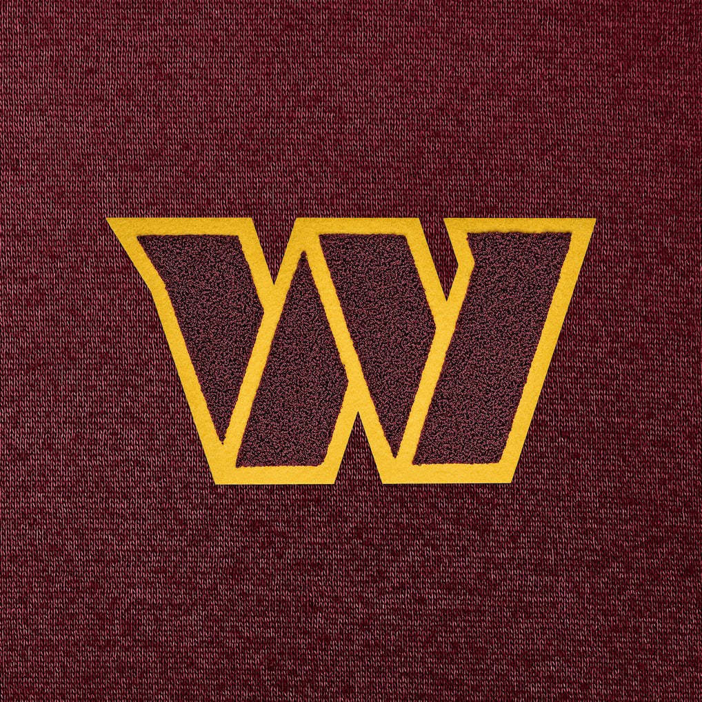 Washington Commanders Antigua Victory Chenille Pullover Hoodie - Burgundy for sale