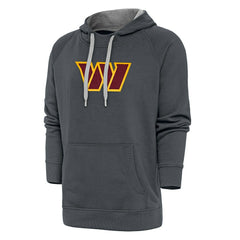 Washington Commanders Antigua Victory Chenille Pullover Hoodie - Charcoal online
