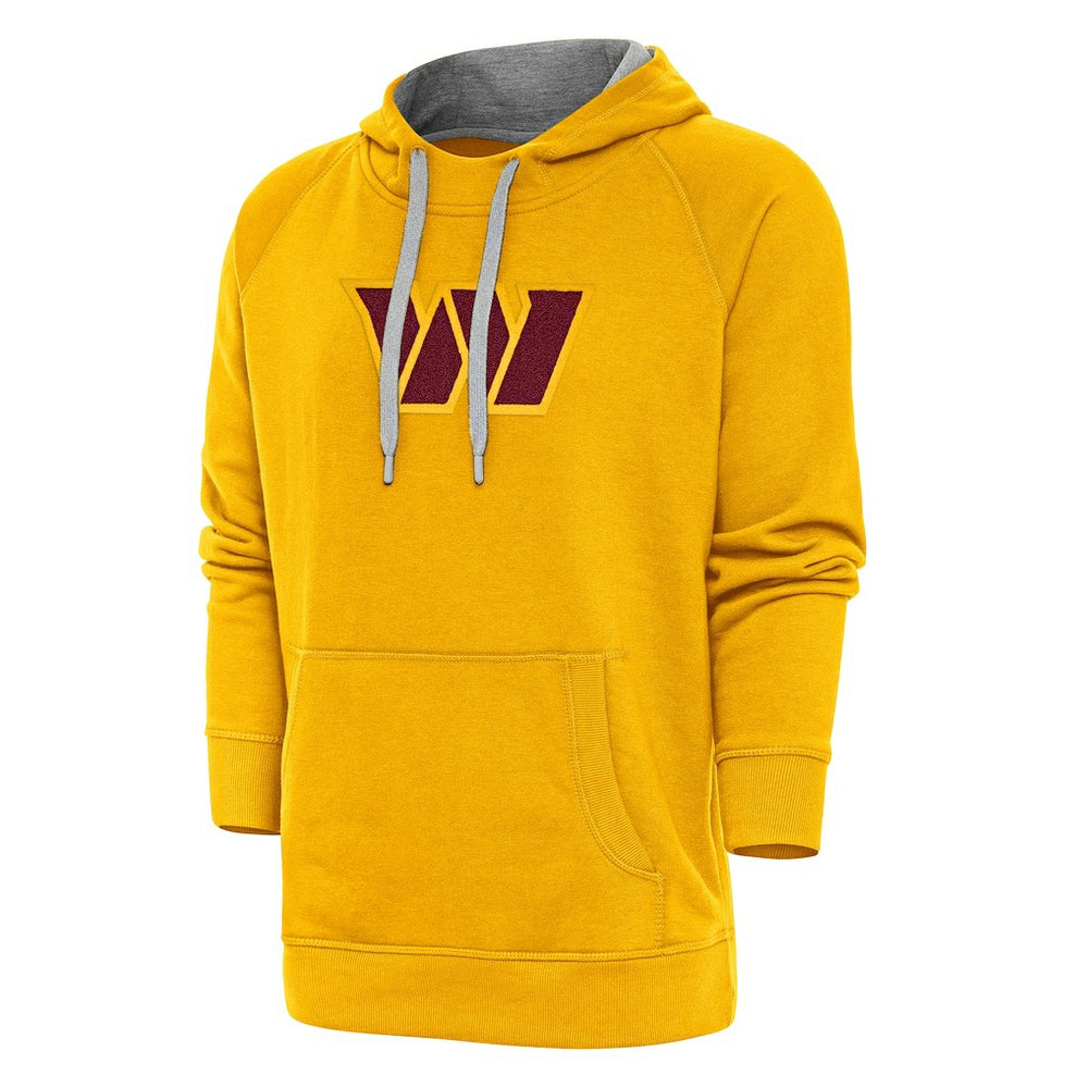 Washington Commanders Antigua Victory Chenille Pullover Hoodie - Gold for sale