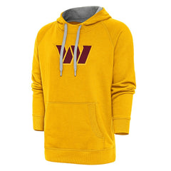 Washington Commanders Antigua Victory Chenille Pullover Hoodie - Gold for sale