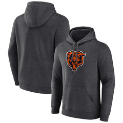 Chicago Bears Primary Team Logo Fitted Pullover Hoodie - Charcoal cheap