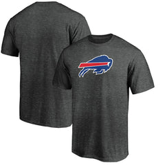 Buffalo Bills Primary Logo T-Shirt - Heather Charcoal for sale