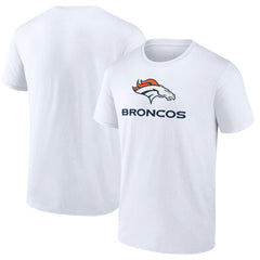 Denver Broncos Logo Team Lockup T-Shirt - White online