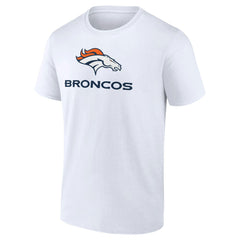 Denver Broncos Logo Team Lockup T-Shirt - White online