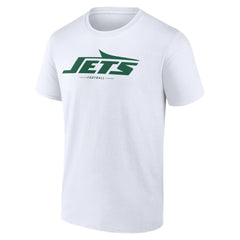 New York Jets Logo Team Lockup T-Shirt - White for sale