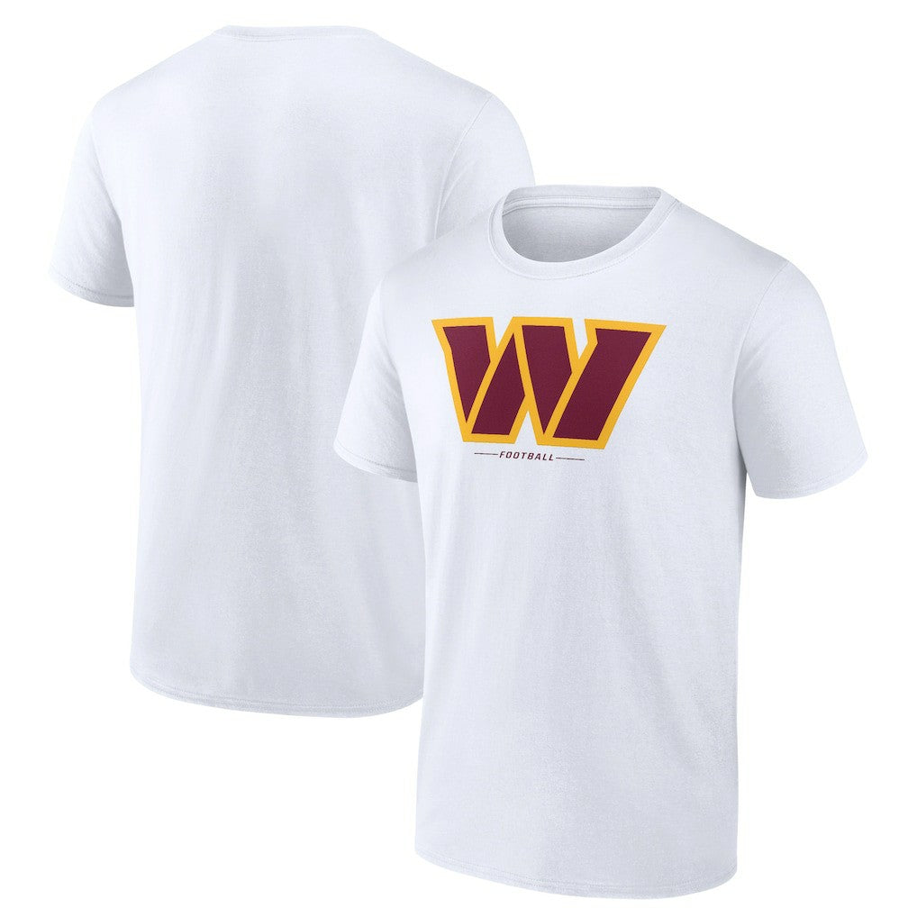Washington Commanders Logo Team Lockup T-Shirt - White outlet
