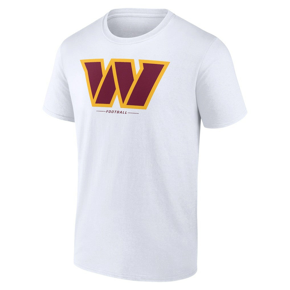 Washington Commanders Logo Team Lockup T-Shirt - White outlet