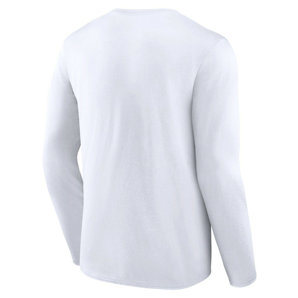 Houston Texans Logo Team Lockup Long Sleeve T-Shirt - White outlet