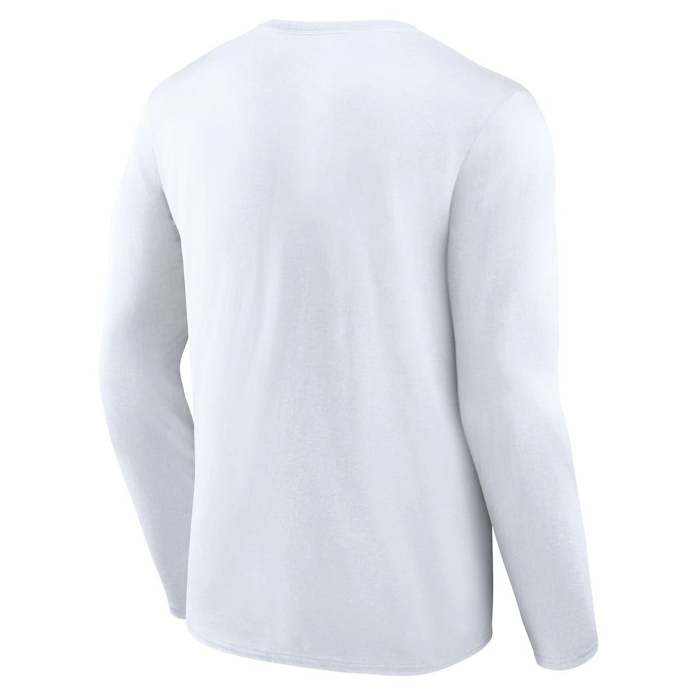 Houston Texans Logo Team Lockup Long Sleeve T-Shirt - White outlet