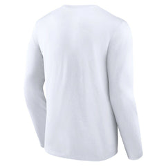 Jacksonville Jaguars Logo Team Lockup Long Sleeve T-Shirt - White cheap