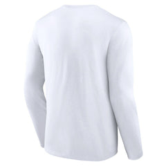 New Orleans Saints Logo Team Lockup Long Sleeve T-Shirt - White online