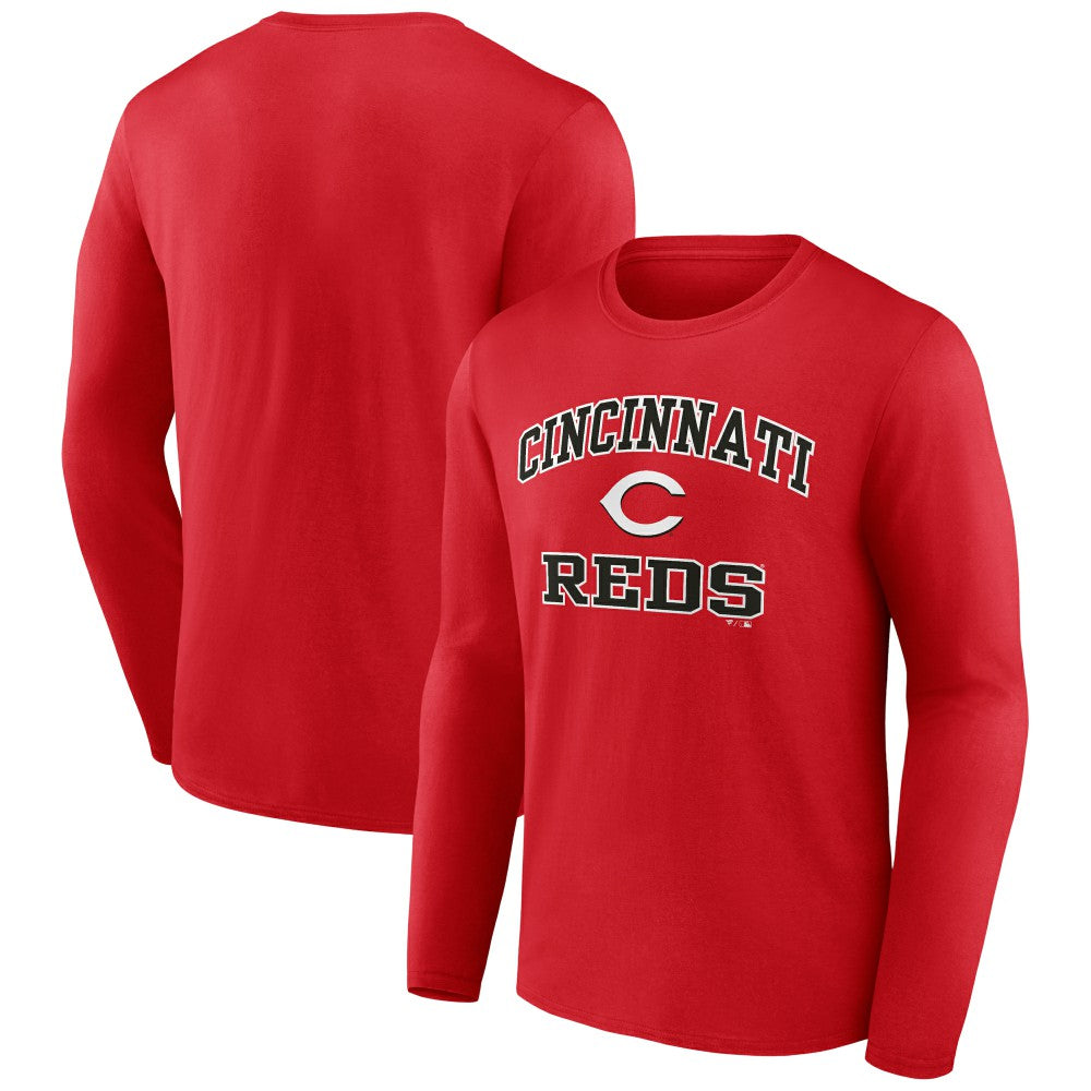 Cincinnati Reds Heart and Soul Long Sleeve T-Shirt Red