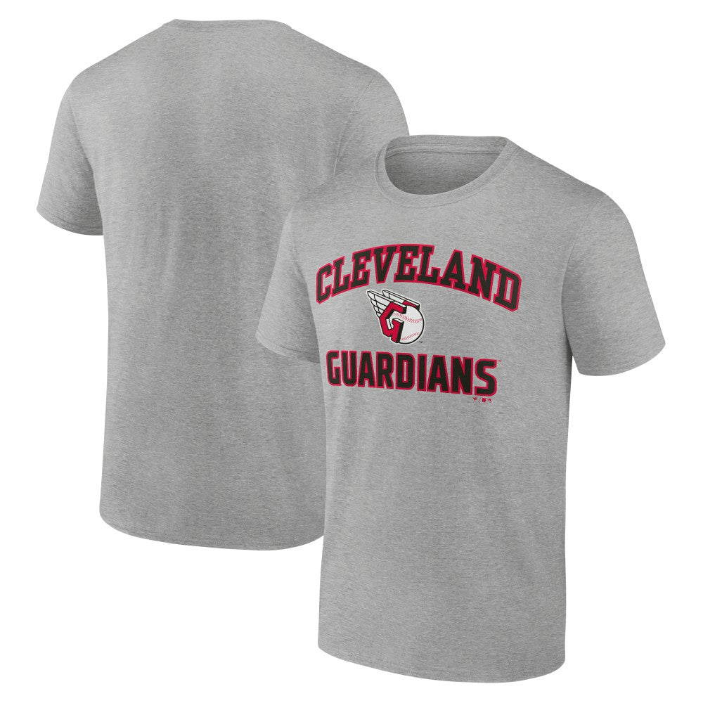 Cleveland Guardians Heart and Soul T-Shirt Heather Gray