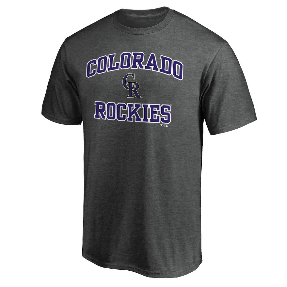 Colorado Rockies Heart & Soul T-Shirt Charcoal