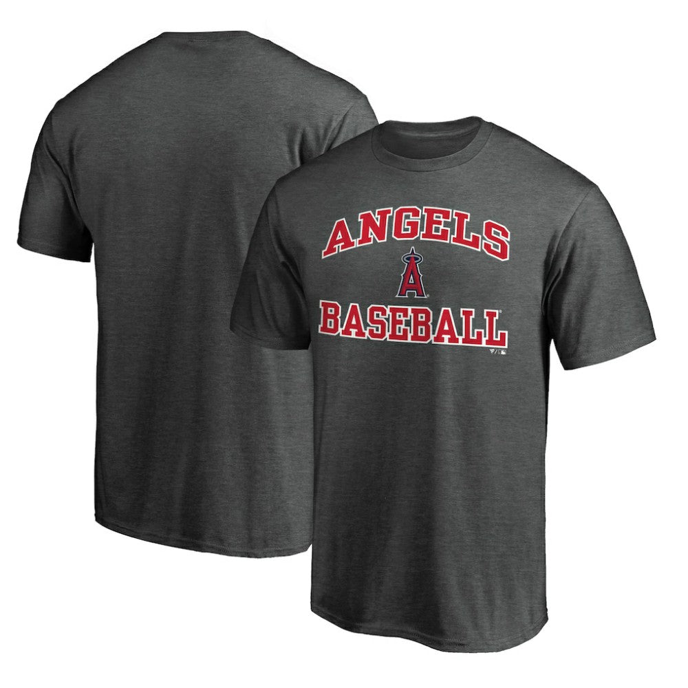 Los Angeles Angels Heart and Soul T-Shirt Charcoal