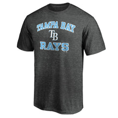 Tampa Bay Rays Heart and Soul T-Shirt Charcoal