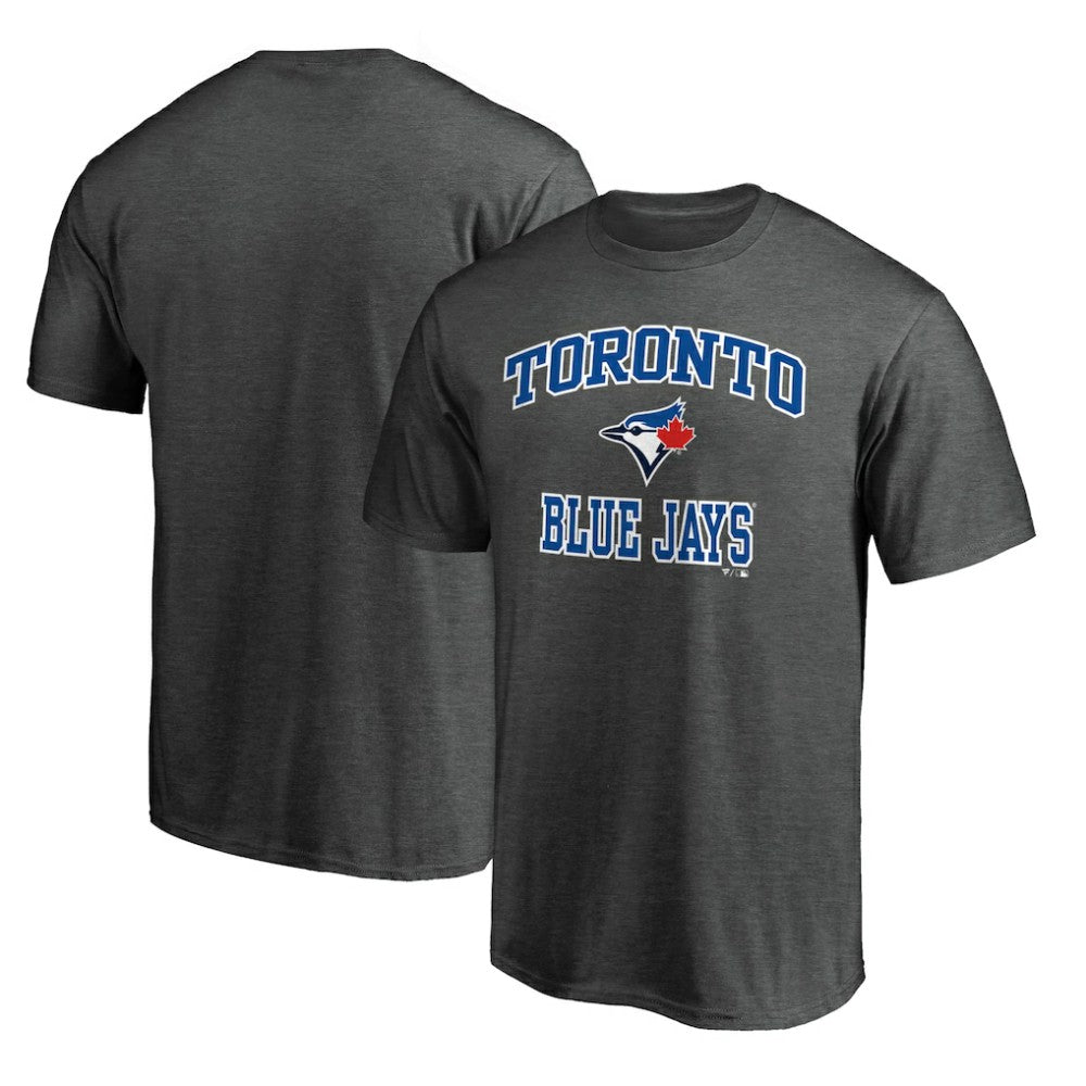 Toronto Blue Jays Heart and Soul T-Shirt Charcoal