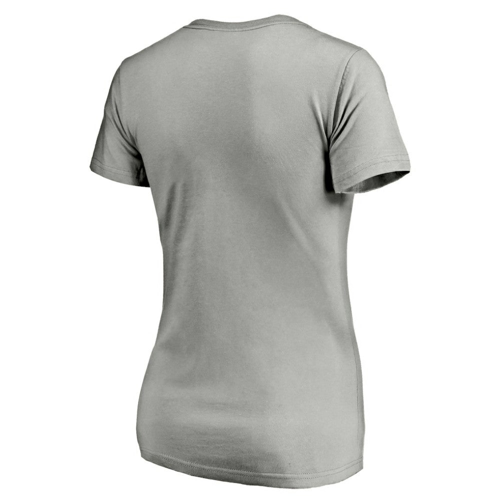 San Francisco Giants Women's Official Logo V-Neck T-Shirt Gray
