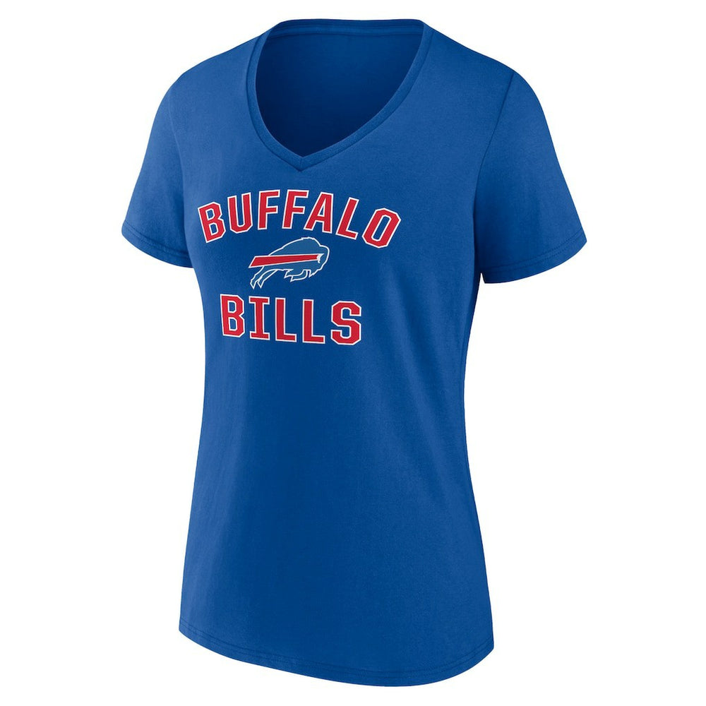 Buffalo Bills Women's Victory Arch Team V-Neck T-Shirt - Royal on sale