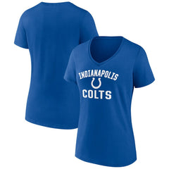 Indianapolis Colts Women's Victory Arch Team V-Neck T-Shirt - Royal on sale