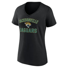 Jacksonville Jaguars Women's Victory Arch Team V-Neck T-Shirt - Black discount