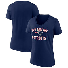 New England Patriots Women's Victory Arch Team V-Neck T-Shirt - Navy online