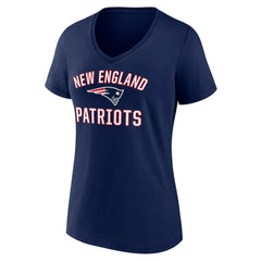 New England Patriots Women's Victory Arch Team V-Neck T-Shirt - Navy online