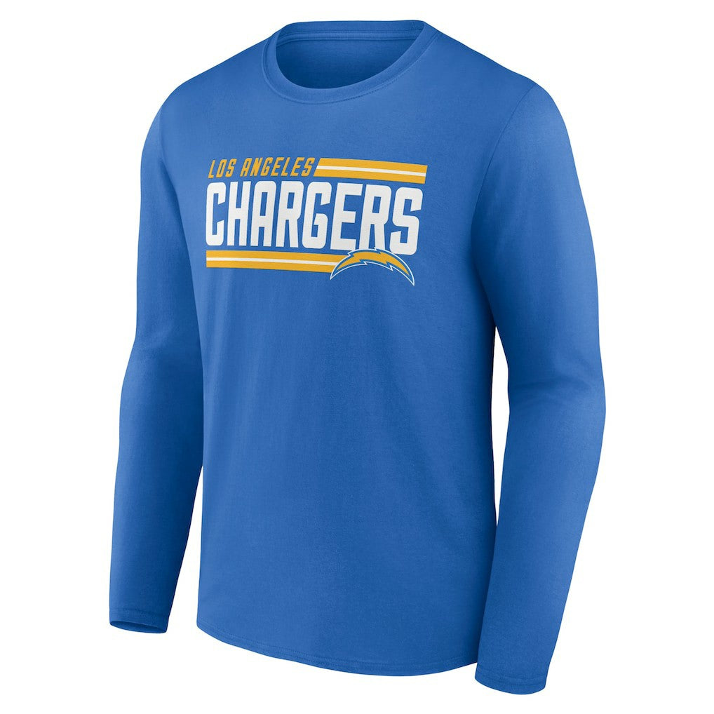 Los Angeles Chargers On Side Stripe Team Long Sleeve T-Shirt - Powder Blue online
