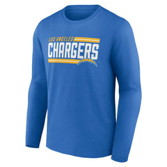 Los Angeles Chargers On Side Stripe Team Long Sleeve T-Shirt - Powder Blue online