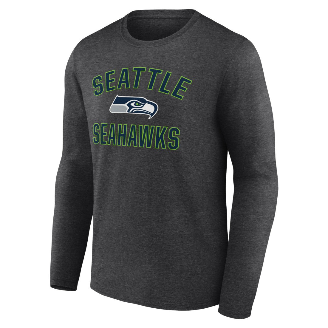 Seattle Seahawks Victory Arch Long Sleeve T-Shirt - Charcoal sale