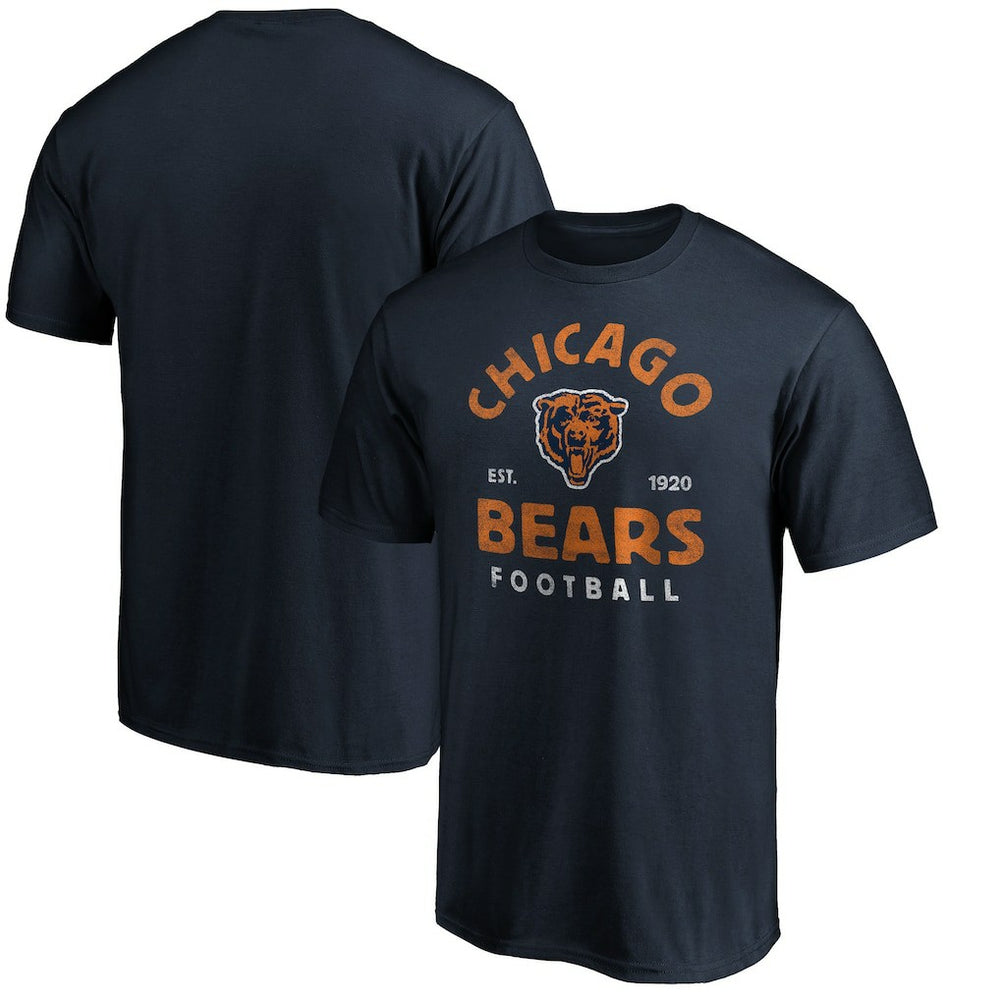 Chicago Bears Vintage Arch T-Shirt - Navy for sale