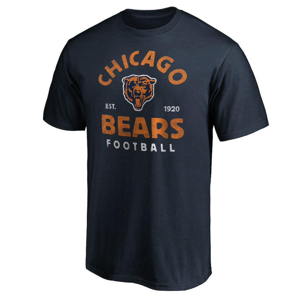 Chicago Bears Vintage Arch T-Shirt - Navy for sale