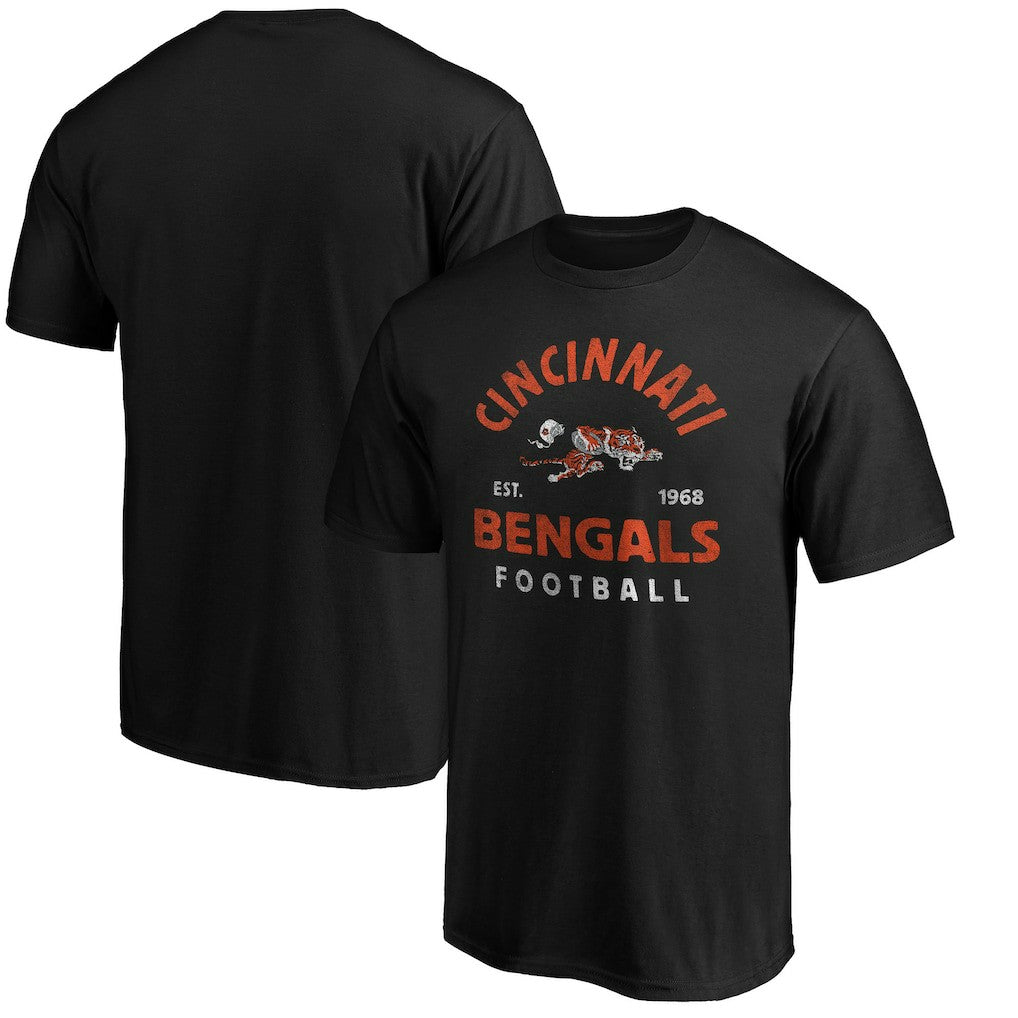 Cincinnati Bengals Vintage Arch T-Shirt - Black for sale
