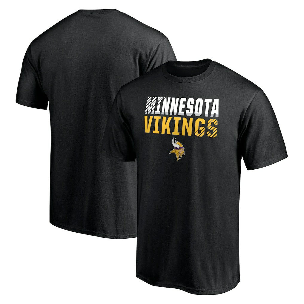 Minnesota Vikings Team Fade Out T-Shirt - Black sale