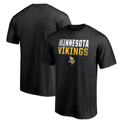 Minnesota Vikings Team Fade Out T-Shirt - Black sale