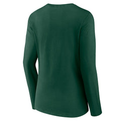 Green Bay Packers Women's Freehand Team Long Sleeve V-Neck T-Shirt - Green for sale